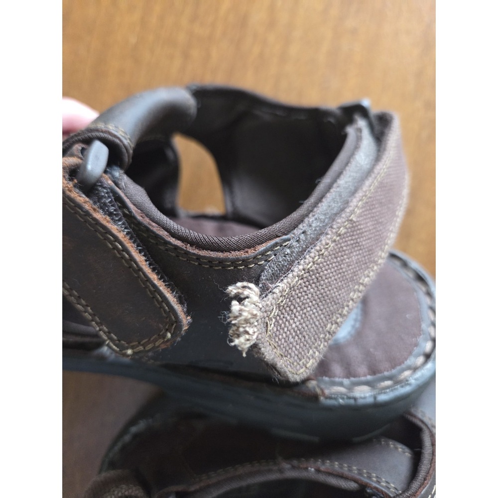 Vtg Skechers Sandals Mens 11 Closed Toe Brown 60848 Cool Summer 90s Y2k Comfort - Picture 4 of 11